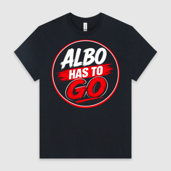 Albo has to Go men's Tee Thumbnail
